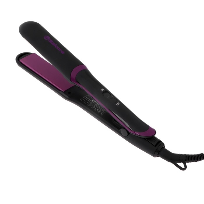 Мультистайлер Sakura SA-4529P, 38 Вт, керамическое покрытие, 180-210 &deg;C, шнур 1.8, чёрный