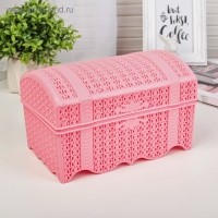 Контейнер для хранения с крышкой &laquo;Вязание&raquo;, 24&times;14&times;14 см, цвет МИКС