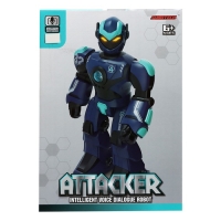 Робот &laquo;Атакер&raquo;, радиоуправление, голосовое управление, свет, звук, с аккумулятором