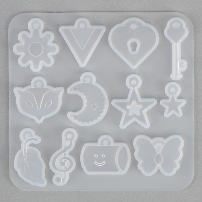 Форма силиконовая универсальная &laquo;Подвеска&raquo;, 12 в 1