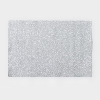 Салфетки сервировочные на стол Доляна &laquo;Соломка&raquo;, 30&times;45 см, 4 шт, серебряные