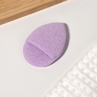 Спонж для умывания &laquo;Капелька&raquo;, 9 &times; 6 см, с карманом, цвет МИКС