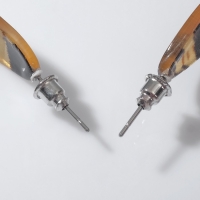 Серьги-кольца &laquo;Танзания&raquo; леопард, d=5,5, цветные