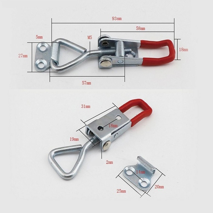 Быстросъемный рычажный замок, регулируемый