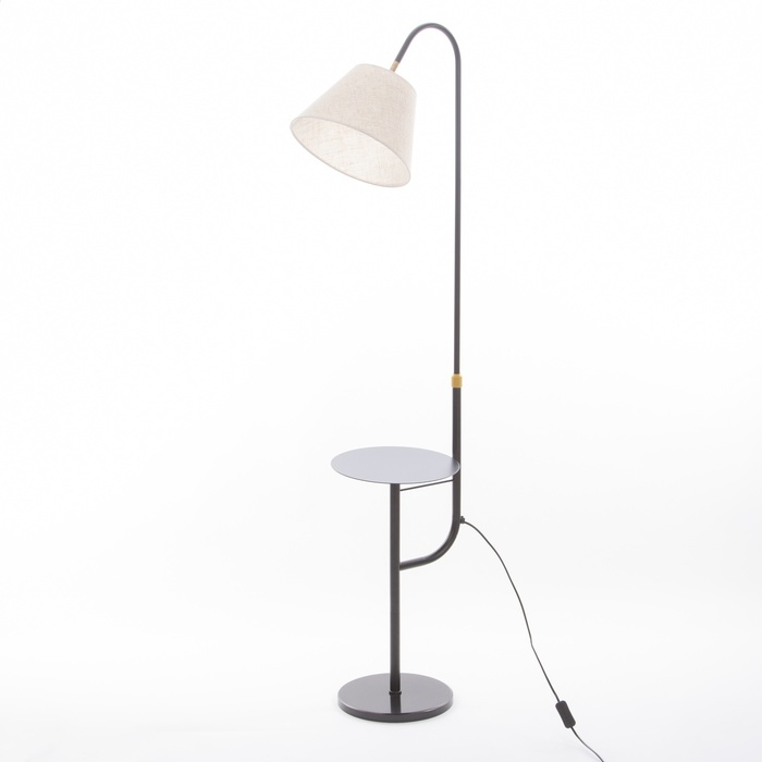 Торшер Ruta 1х40Вт Е27 черный/золото 28х28х160см