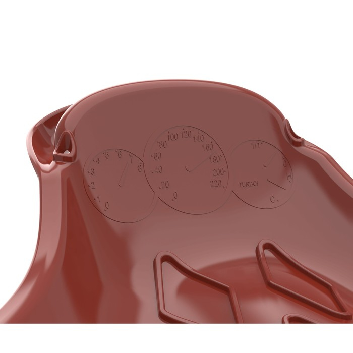 Санки ледянка &laquo;Метеор&raquo;, 95 &times; 65 &times; 13 см, цвета МИКС