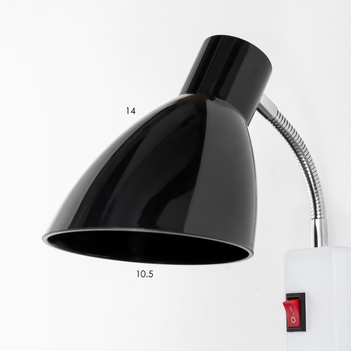 Бра в розетку Бра в розетку "Классика" 1х10Вт Е27 черный 10х14,5х25 см