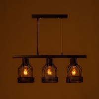 Светильник "Генри" 3хЕ27 40Вт черный 61х14,5х23-123 см Светильник "Генри" 3хЕ27 40Вт черный 61х14,5х23-123 см