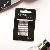 Невидимки для волос &laquo;Классика перламутр&raquo;, набор 20 шт., 5 см, серебро