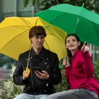 Зонт-трость Promo, желтый