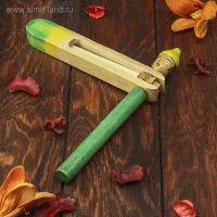 Сувенирный музыкальный инструмент "Трещотка цветная" 21х17х2 см Сувенирный музыкальный инструмент "Трещотка цветная" 21х17х2 см