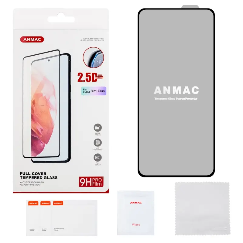 Защитное стекло Samsung S21 Plus Full Cover ANMAC Арт.1137351
