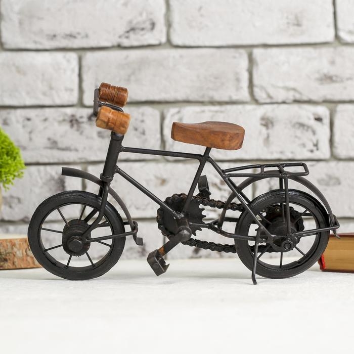 Сувенир "Велосипед" дерево, металл 27х10х16 см