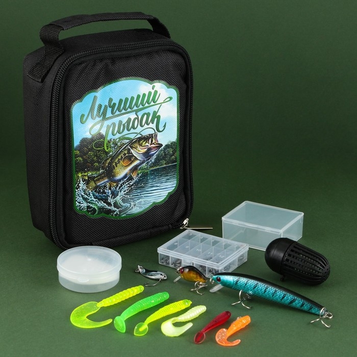 Набор рыболовных принадлежностей «Лучшему рыбаку», 13 предметов Набор рыболовных принадлежностей «Лучшему рыбаку», 13 предметов