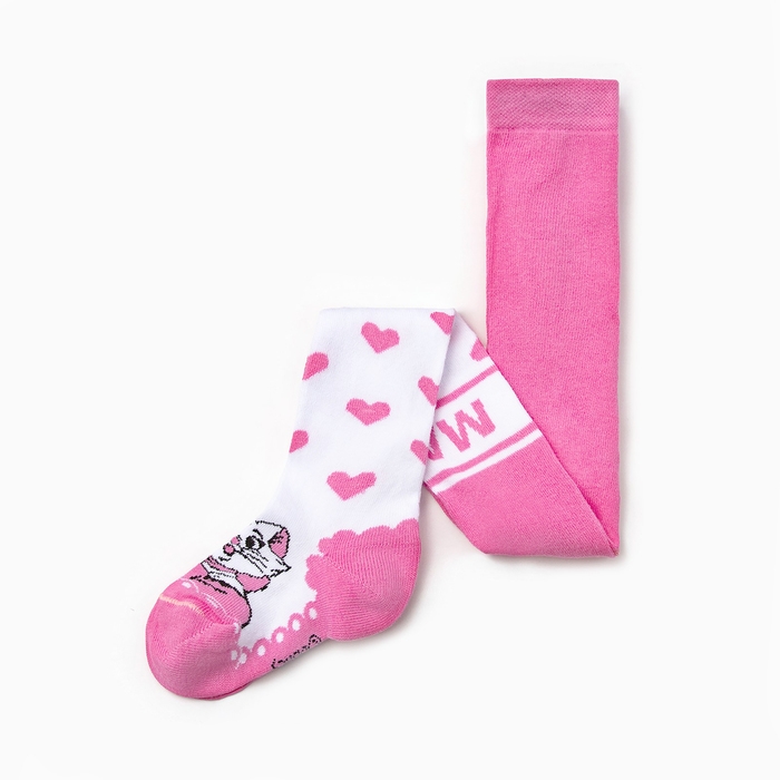 Колготки детские &laquo;Мари&raquo;, Коты аристократы, рост 92-98 см, цвет белый