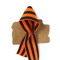 Значок деревянный на 9 мая &laquo;С Днём Победы!&raquo;, с георгиевской лентой