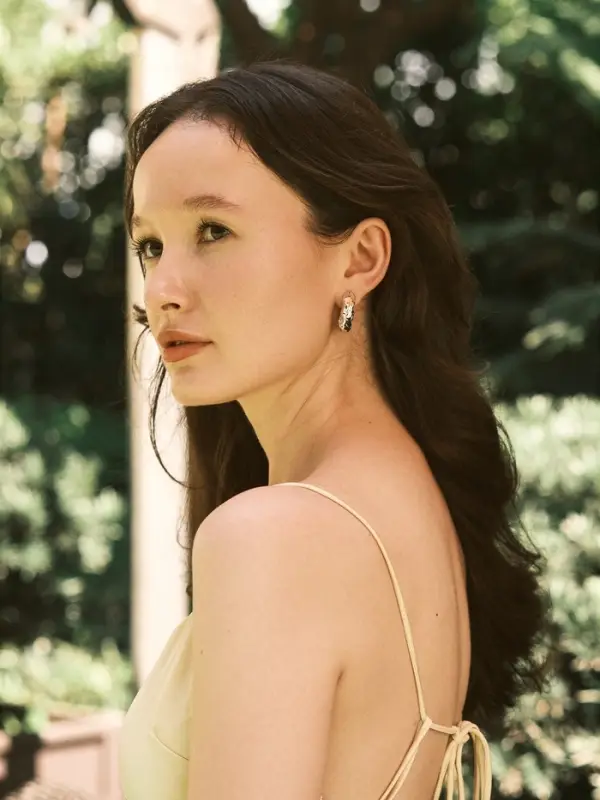 Серьги пластик &laquo;Мятые&raquo; кольца, цвет серебро