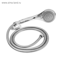 Набор для душа ZEIN Z0203, шланг 150 см, держатель, лейка 3 режима, хром Набор для душа ZEIN Z0203, шланг 150 см, держатель, лейка 3 режима, хром