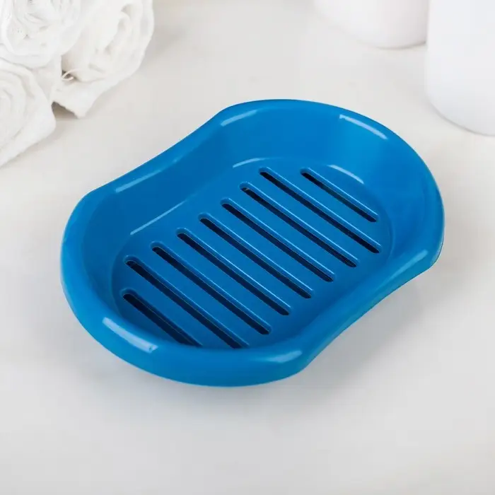 Мыльница с решеткой Альтернатива &laquo;Эконом&raquo;, пластик, 13&times;9&times;3 см, МИКС