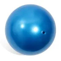 Мяч для художественной гимнастики Металлик, диаметр 19см, цвет синий