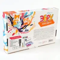 Набор для рисования на воде эбру, 6 цветов, А5