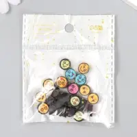 Бусины для творчества PVC "Весёлый смайлик" набор 25 шт 0,5х0,9х0,9 см