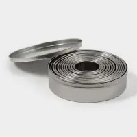 Набор форм для вырезания "Волна" 12 шт, d 3,5-10,5 см, h 3 см