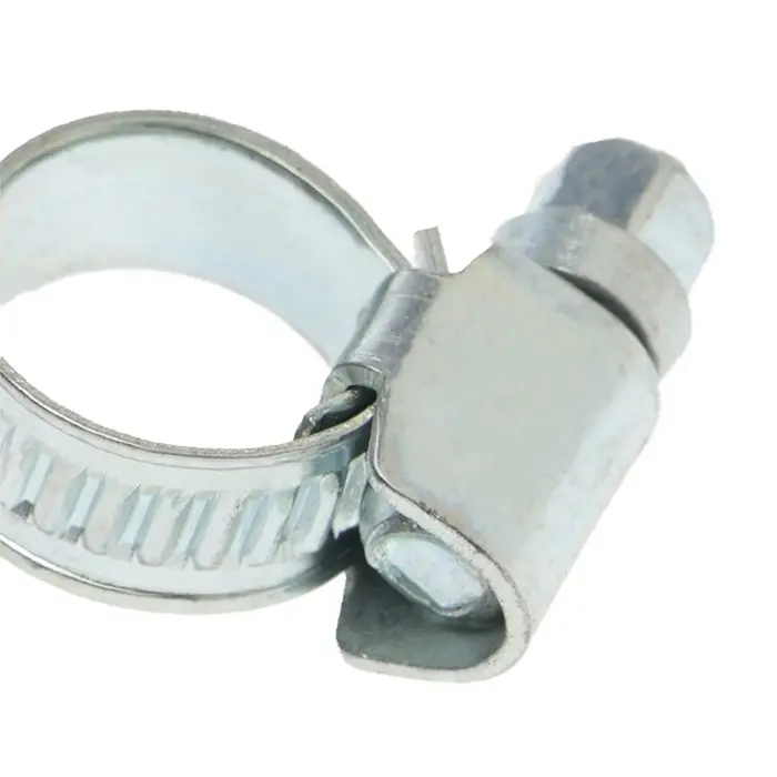 Хомут червячный ZEIN, несквозная просечка, диаметр 8-12 мм, ширина 9 мм, оцинкованный