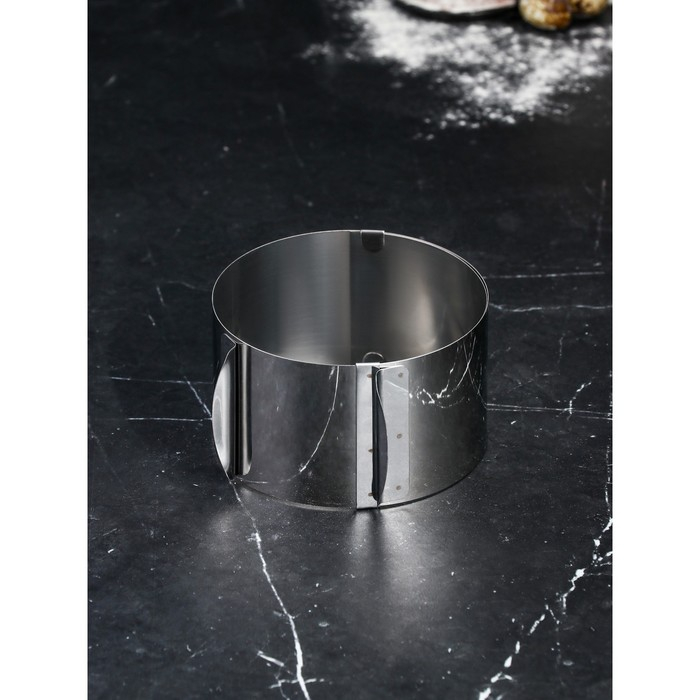 Форма для выпечки и выкладки с регулировкой размера &laquo;Круг&raquo;, h-12 см, d-20-38 см