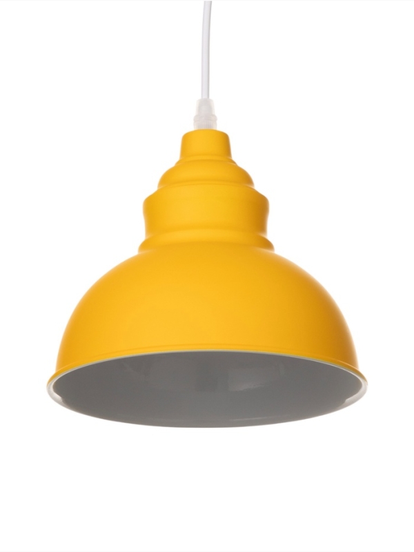 Светильник Paul 1х40Вт Е27 пр-1м лимонный 20х20х17,5см