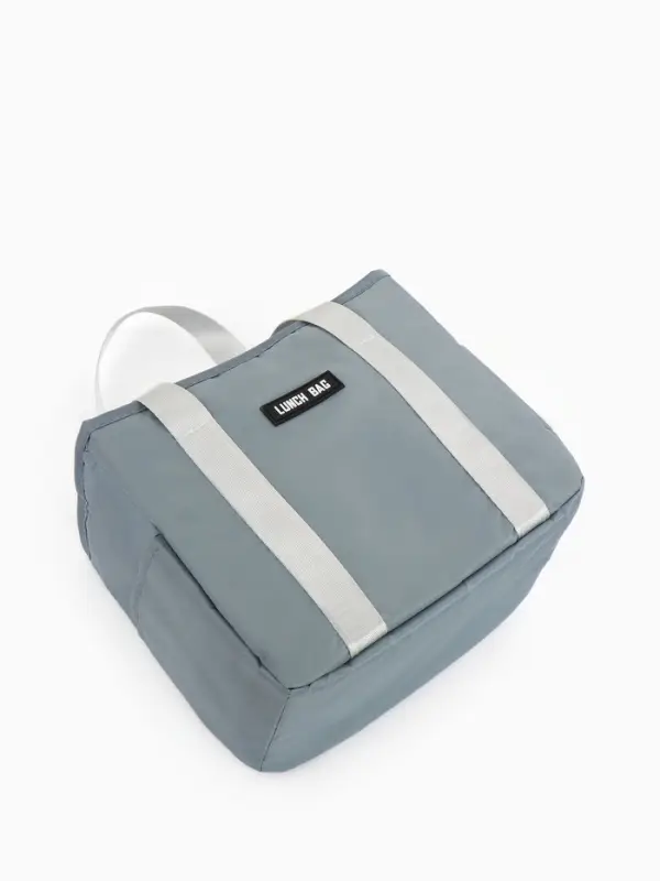 Термосумка на молнии, 6.4 л, цвет серый