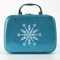 Набор детской косметики в чемодане &laquo;Сказка&raquo;, тени, блески для губ, глиттер, лаки для ногтей, наклейки, пилочка, кисти, косметичка, корона