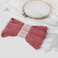 Набор ниток мулине №223, 8 &plusmn; 1 м, 6 шт, цвет грязно-розовый