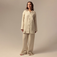 Костюм женский домашний (рубашка и брюки) SL HOME р. L, молочный Костюм женский домашний (рубашка и брюки) SL HOME р. L, молочный