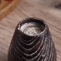 Подсвечник из дерева Джати, d 4 см, 8х8х11 см, цв. темно-коричневый Подсвечник из дерева Джати, d 4 см, 8х8х11 см, цв. темно-коричневый