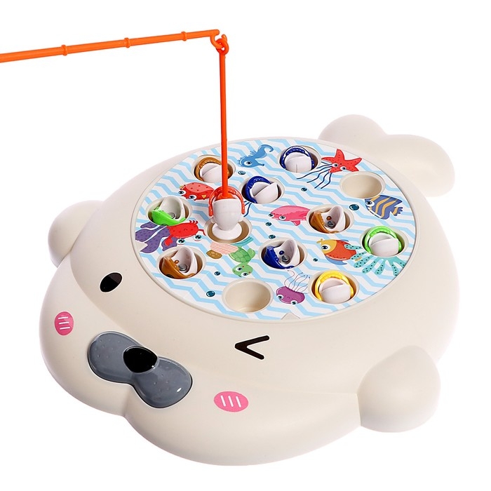 Рыбалка магнитная &laquo;Тюлень&raquo;, 12 рыбок, 2 удочки