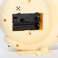 Часы настольные будильник детский &laquo;Улитка&raquo; с подсветкой, циферблат d-8 см, 15&times;12 см