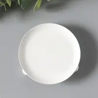 Подсвечник "Чашка на шариках" на 1 свечу, 9 см, белый