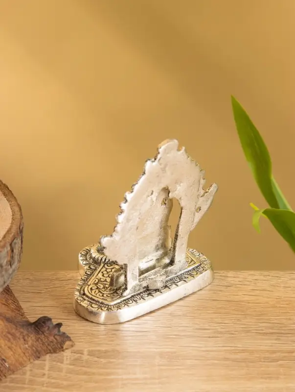 Подставка под благовония "Ганеша в храме" алюминий 6,5х7,5х8,5 см