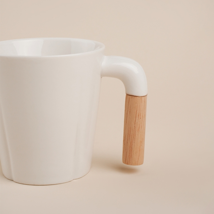 Набор кружек фарфоровых SL Home &laquo;Тренто&raquo;, 250 мл, цвет белый