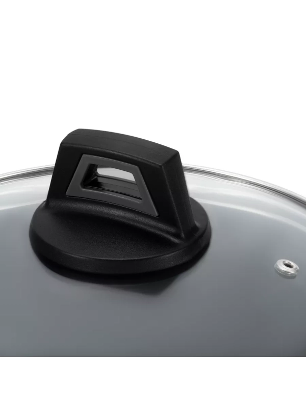 Кастрюля с крышкой 24 см Graphit-24C антипригарная 4,2 литра