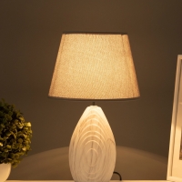 Настольная лампа "Капля" 1х40Вт Е14 серый 22,5х22,5х37см