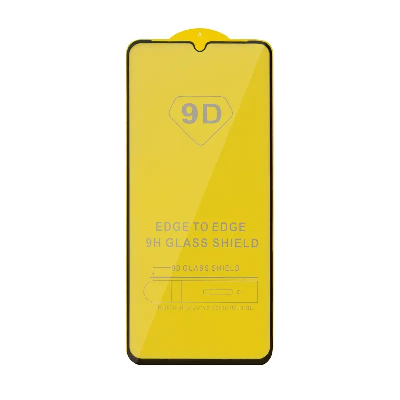 Защитное стекло Samsung A06/A07 с рамкой 9H Full Glue без упаковки (25 шт./уп.)