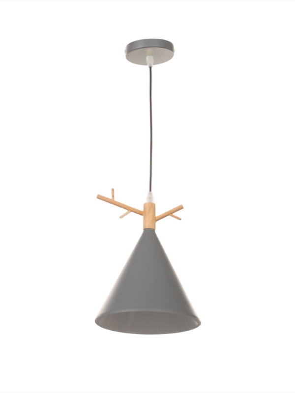 Светильник BayerLux 34857/1 E27 40Вт серый  18х18х26-126 см