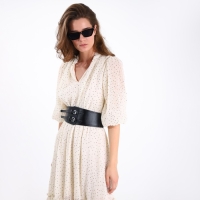 Ремень женский, ширина 10 см, цвет чёрный Ремень женский, ширина 10 см, цвет чёрный