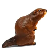 Садовая фигура из полистоуна &laquo;Бобер&raquo;, 43&times;38&times;24 см