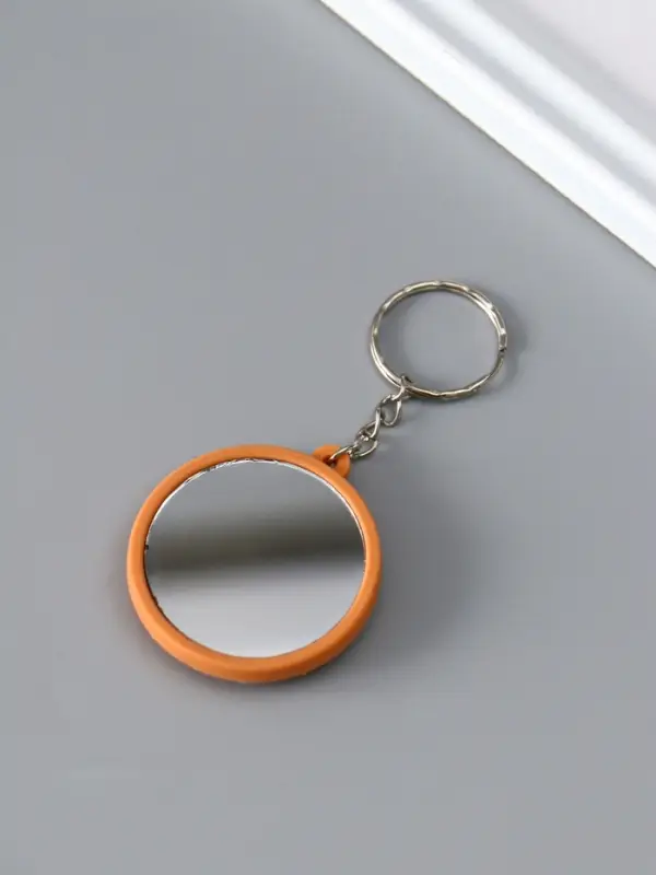 Брелок резина с зеркалом "Капибара" МИКС 4,2х4,2х0,6 см