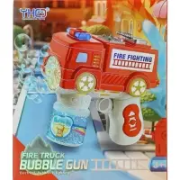 Генератор мыльных пузырей "Пожарная машина", световые эффекты, работает от батареек