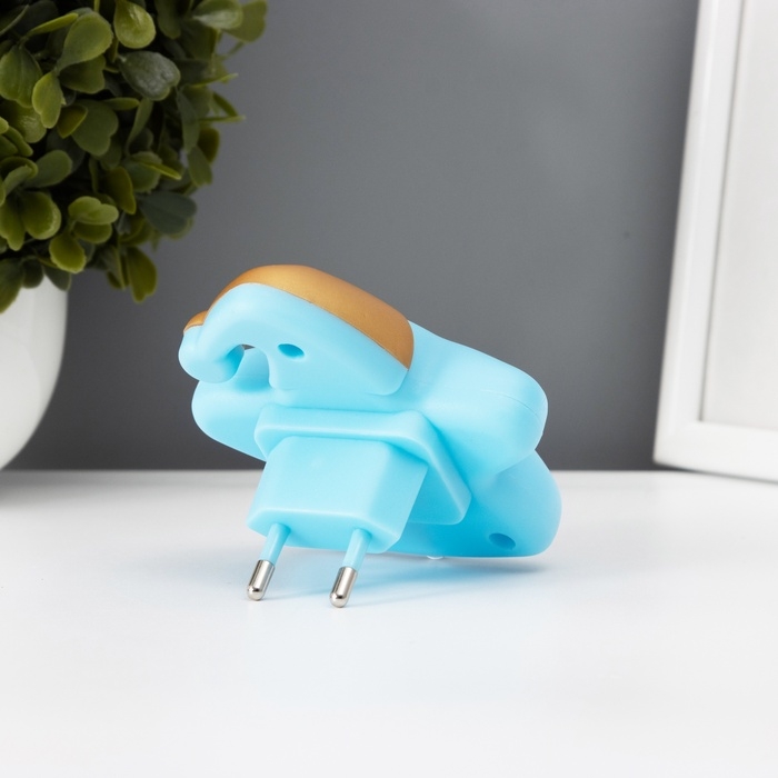 Ночник &laquo;Звездочка в колпаке&raquo; 1Вт LED синий 6,5х8х8,5см