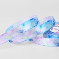 Лента атласная &laquo;Дым&raquo;, 15 мм, 23 &plusmn; 1 м, разноцветная